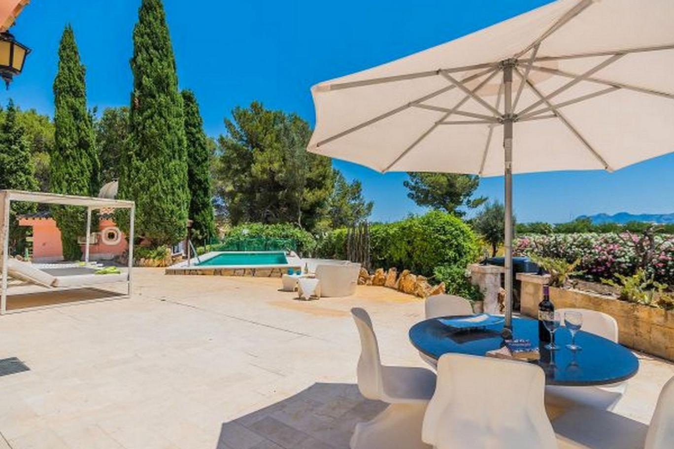 Villa With Private Mountain Ideal Runners Trailers Near Beach Approx 5 Min Walking Beach,Property Belong Puerto Pollensa Villas And Apartments Exteriér fotografie
